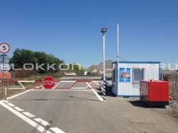 Контрольно-пропускной пункт (КПП) для строй объекта Аэропорт Южный в Кенже